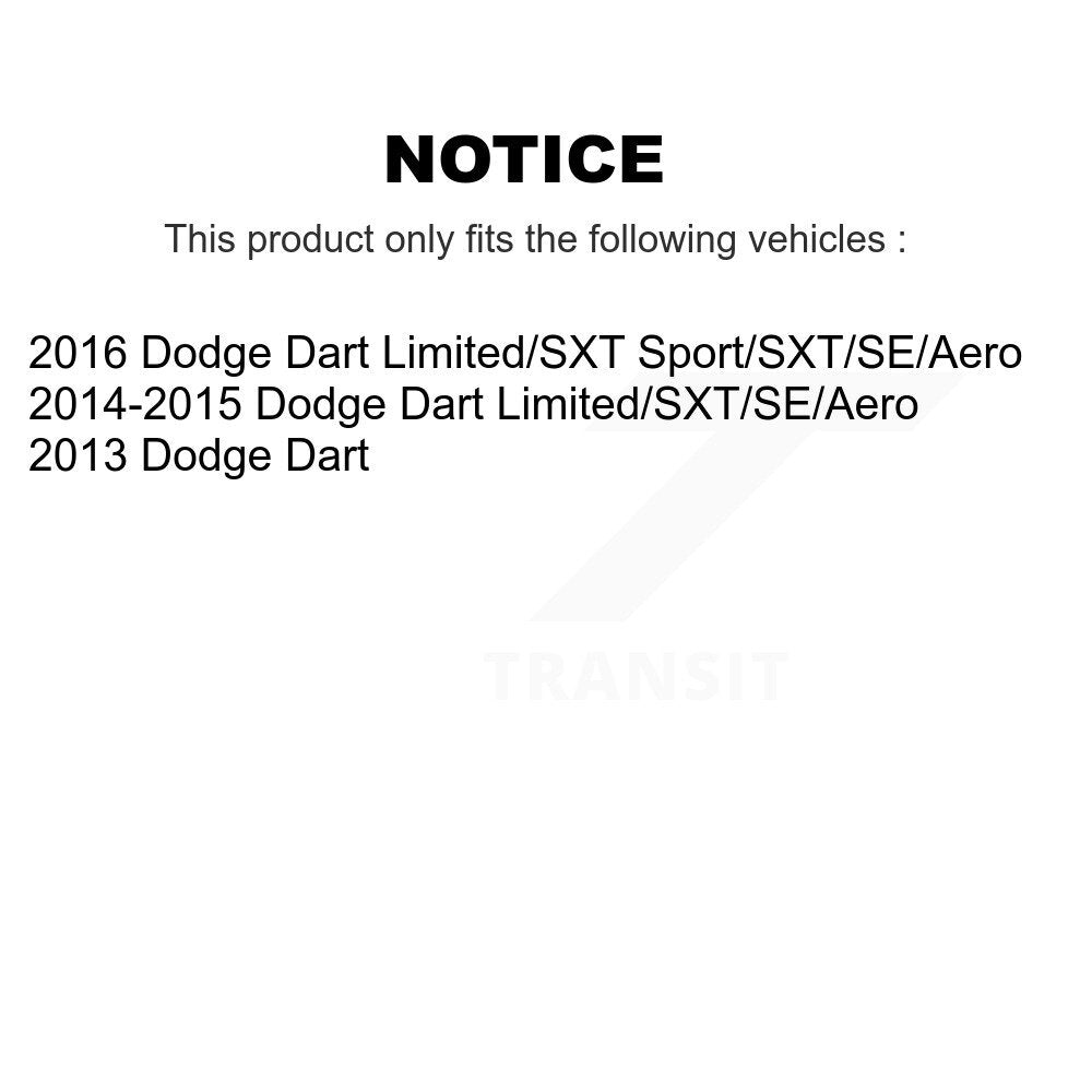 [Avant Droite] Jambe de suspension pour Dodge Dart KSH-100590