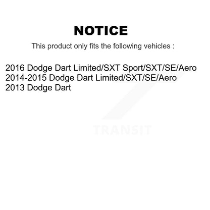 [Avant Gauche] Jambe de suspension pour Dodge Dart KSH-100593
