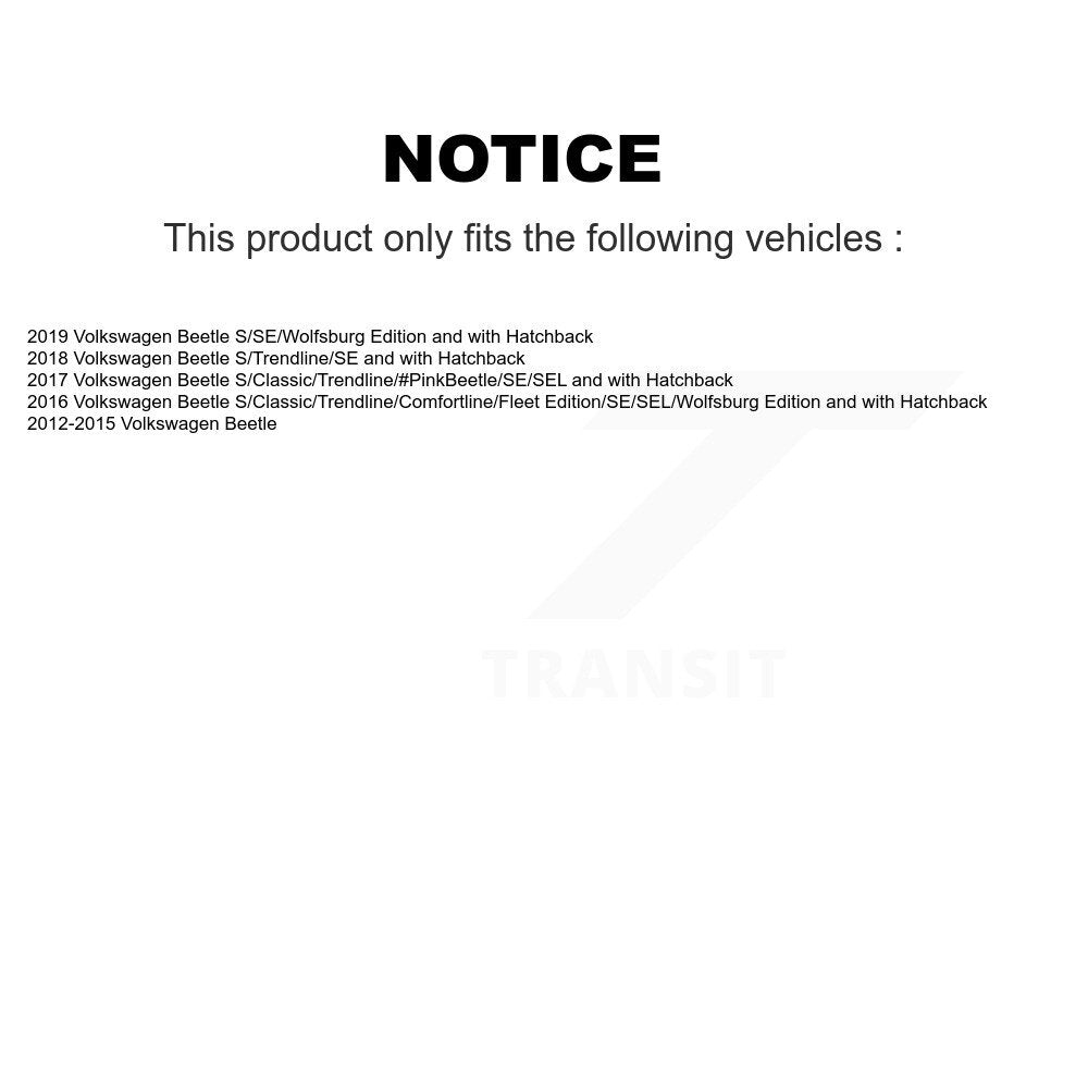 [Arrière] Amortisseur de suspension pour Volkswagen Beetle KSH-100600
