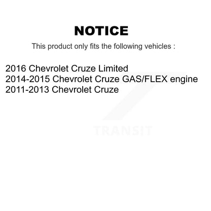 [Avant + Arrière] Kit de plaquette (semi-métallique) de frein pour Chevrolet Cruze Limited KSN-100045