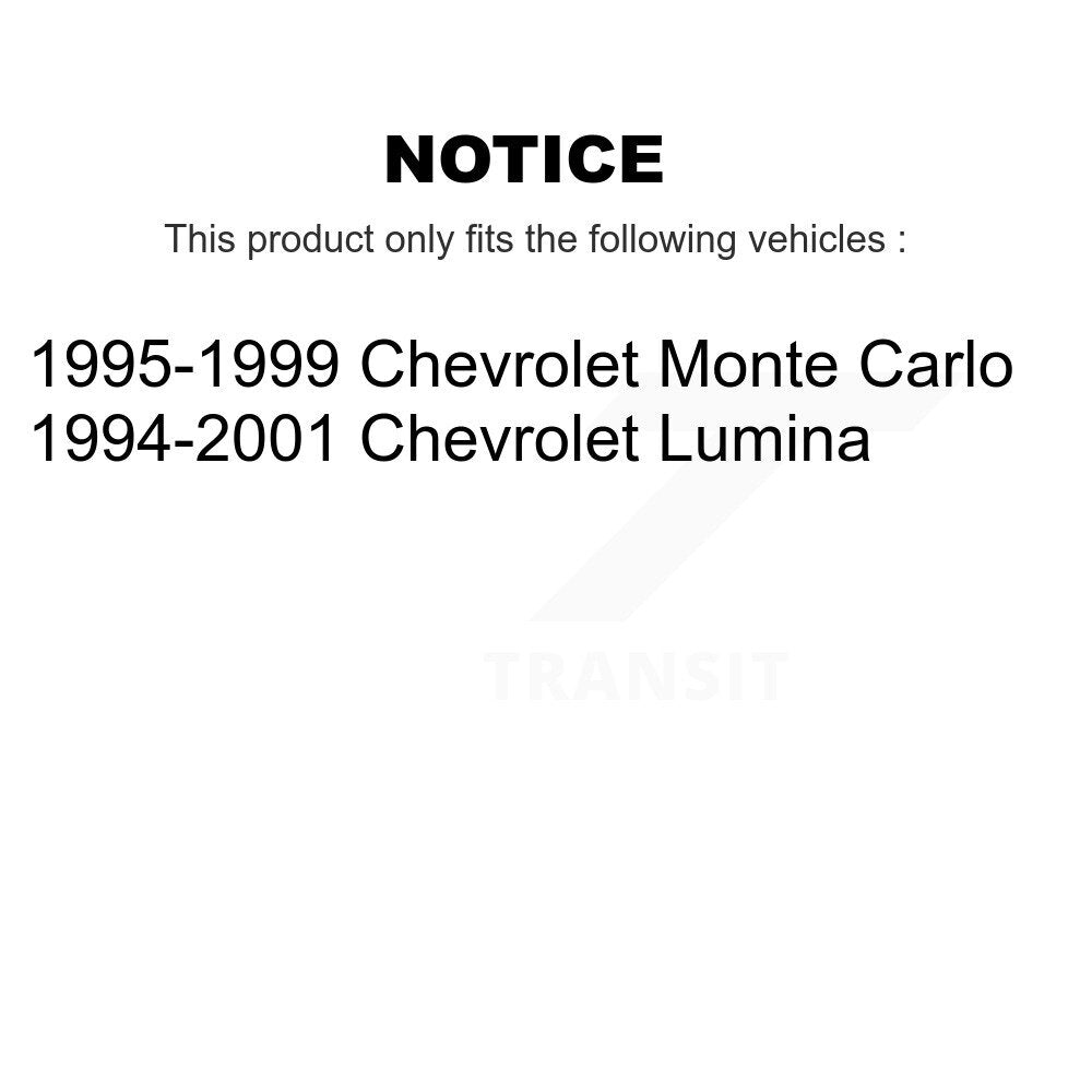[Avant + Arrière] Kit de plaquette (semi-métallique) de frein pour Chevrolet Lumina Monte Carlo KSN-100076