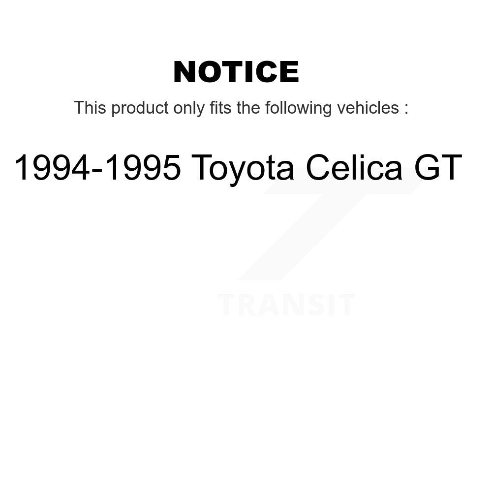 [Avant + Arrière] Kit de plaquette (semi-métallique) de frein pour 1994-1995 Toyota Celica GT KSN-100100