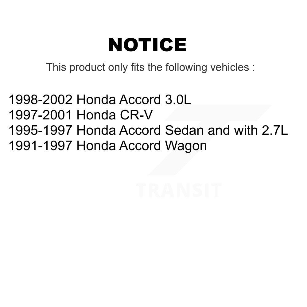 [Avant + Arrière] Kit de plaquette (semi-métallique) de frein pour Honda Accord CR-V KSN-100105