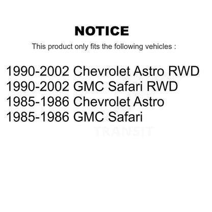 [Avant + Arrière] Kit de plaquette (semi-métallique) de frein pour Chevrolet Astro GMC Safari KSN-100116