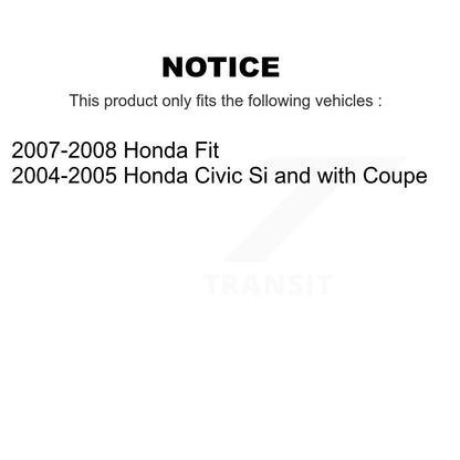 [Avant + Arrière] Kit de plaquette (semi-métallique) de frein pour Honda Civic Fit KSN-100258