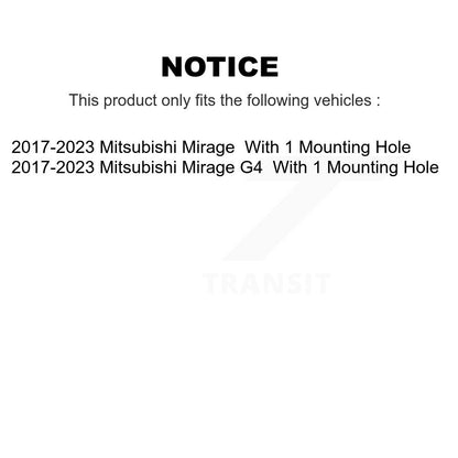 [Avant + Arrière] Kit de plaquette (semi-métallique) de frein pour Mitsubishi Mirage G4 KSN-100296