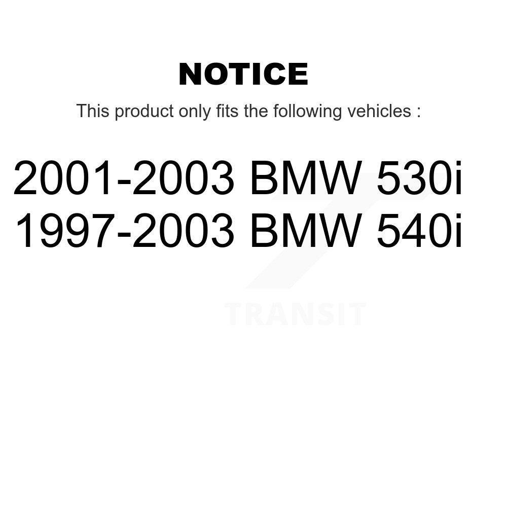 [Avant + Arrière] Kit de plaquette (semi-métallique) de frein pour BMW 530i 540i KSN-100737