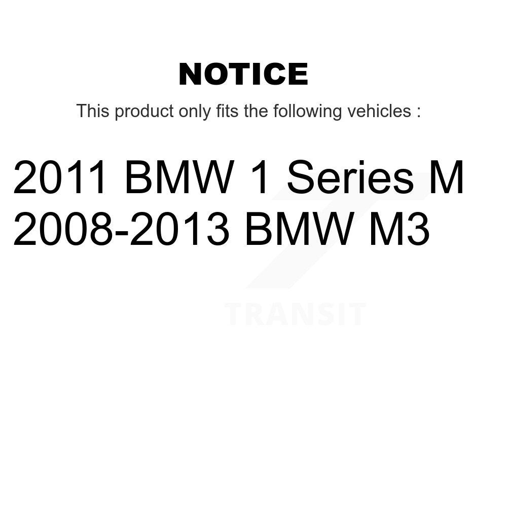 [Avant + Arrière] Kit de plaquette (semi-métallique) de frein pour BMW M3 1 Series M KSN-100740