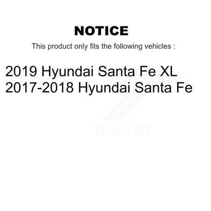 [Avant + Arrière] Kit de plaquette (semi-métallique) de frein pour Hyundai Santa Fe XL KSN-100857