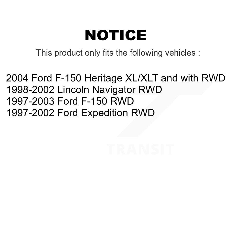 [Avant] Kit d'amortisseur de suspension pour Ford F-150 Expedition Lincoln Navigator F-250 RWD KSS-100019