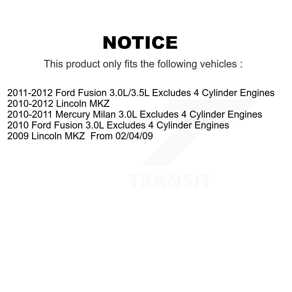 [Avant] Kit d'ensemble de jambe de suspension avec ressort hélicoïdal pour Ford Fusion Lincoln MKZ Mercury Milan KSS-100538