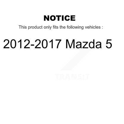 [Avant] Kit d'ensemble de jambe de suspension avec ressort hélicoïdal pour 2012-2015 Mazda 5 KSS-101120