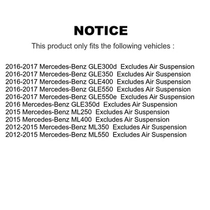 [Avant Gauche] Ensemble de jambe de suspension avec ressort hélicoïdal pour Mercedes-Benz ML350 GLE350 GLE400 ML400 ML550 KSS-104261