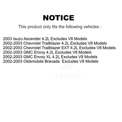 [Avant Droite] Ensemble de jambe de suspension avec ressort hélicoïdal pour GMC Chevrolet Envoy Trailblazer XL EXT Isuzu KSS-104310