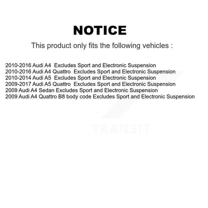 [Avant Gauche] Ensemble de jambe de suspension avec ressort hélicoïdal pour Audi A4 Quattro A5 KSS-104722
