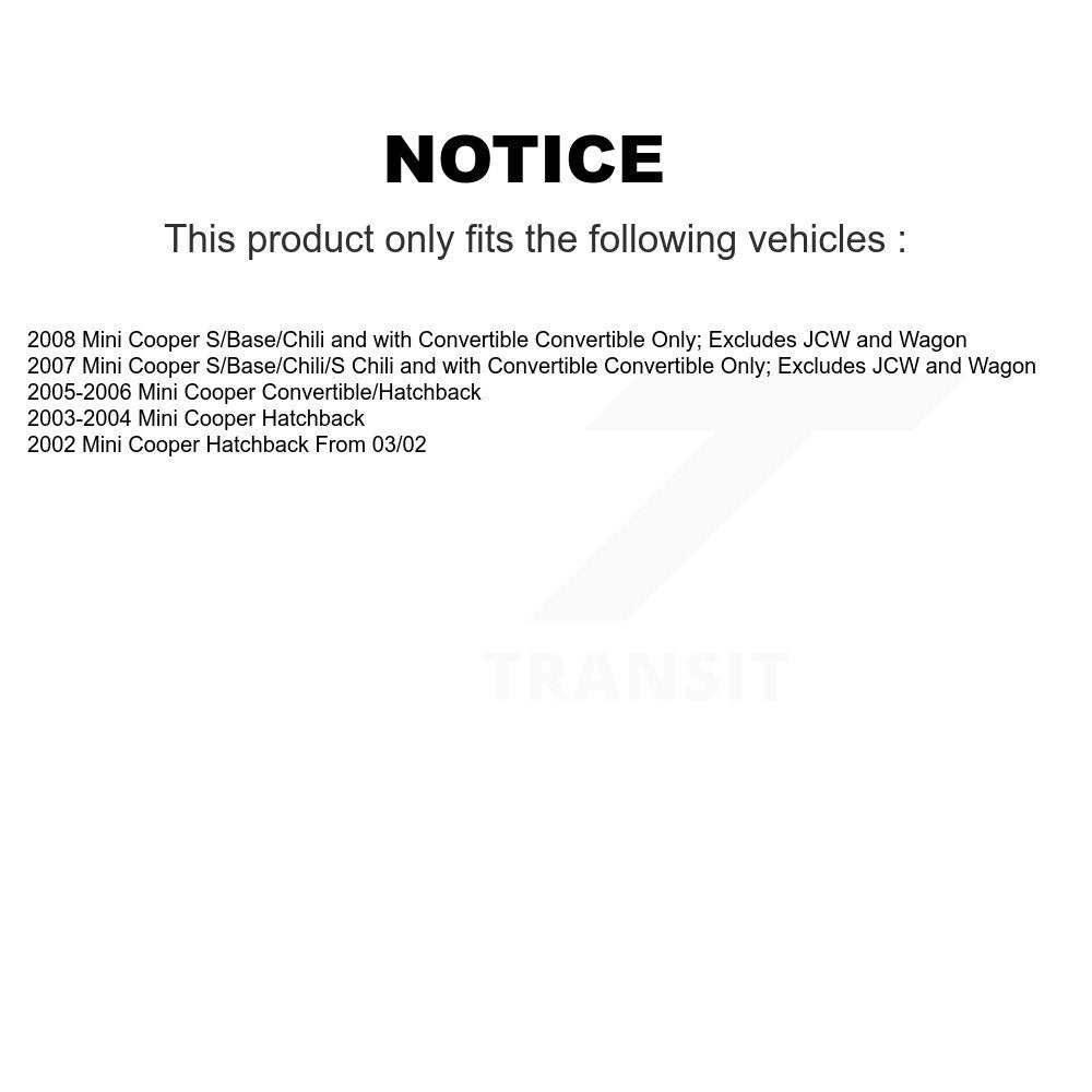 [Avant Gauche] Ensemble de jambe de suspension avec ressort hélicoïdal pour Mini Cooper KSS-104736