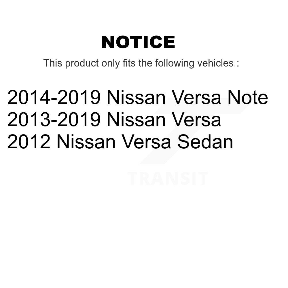 [Avant Droite] Ensemble de jambe de suspension avec ressort hélicoïdal pour Nissan Versa Note KSS-105066