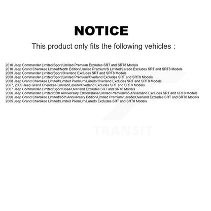[Avant Droite] Ensemble de jambe de suspension avec ressort hélicoïdal pour Jeep Grand Cherokee Commander KSS-105115