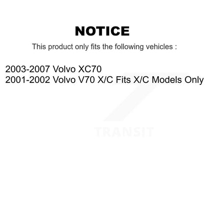 [Arrière Droite] Ensemble de jambe de suspension avec ressort hélicoïdal pour Volvo XC70 V70 KSS-105602