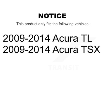 [Arrière Droite] Ensemble de jambe de suspension avec ressort hélicoïdal pour 2009-2014 Acura TL TSX KSS-105632