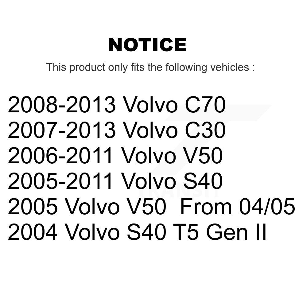 [Avant Droite] Jambe de suspension pour Volvo S40 C30 V50 C70 KSS-106107