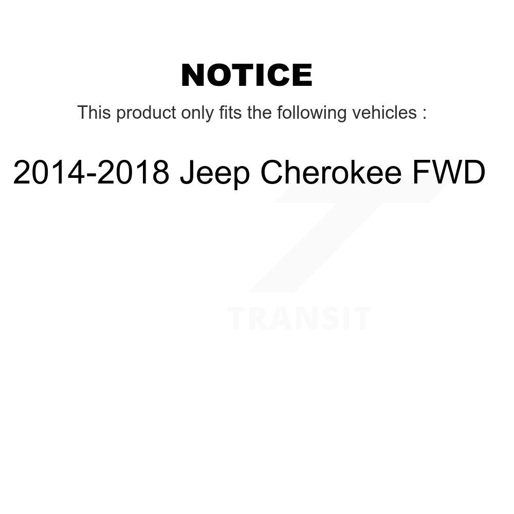 [Avant Droite] Jambe de suspension pour 2014-2018 Jeep Cherokee FWD KSS-106195