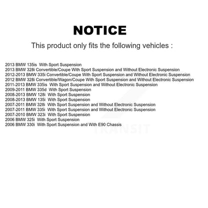 [Avant Droite] Jambe de suspension pour BMW 328i 335i 128i 323i 135i 325i 330i 335is 335d KSS-106268