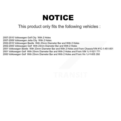 [Avant] Jambe de suspension pour Volkswagen Golf City Beetle Jetta KSS-106388