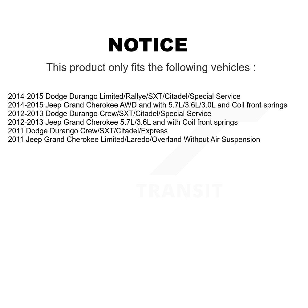 [Avant] Jambe de suspension pour Jeep Grand Cherokee Dodge Durango KSS-106491
