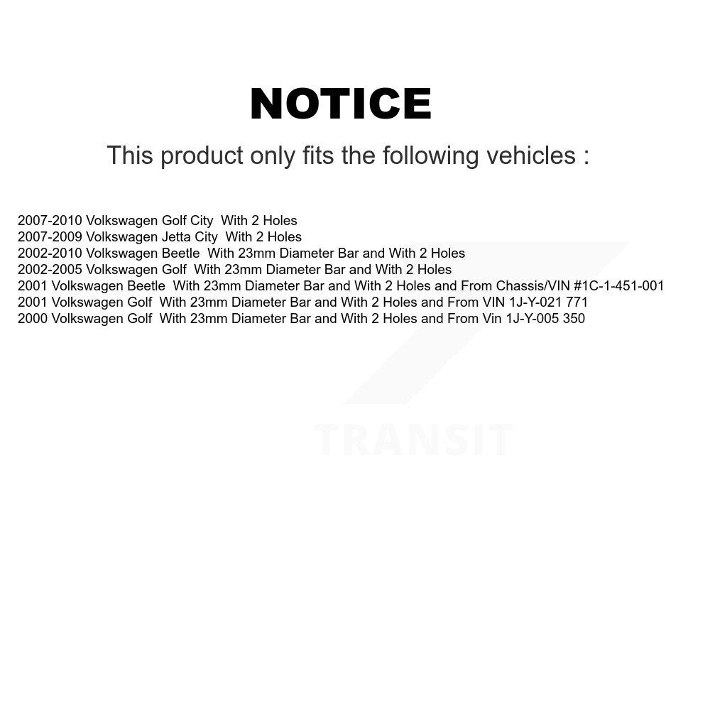 [Avant] Jambe de suspension pour Volkswagen Golf City Beetle Jetta KSS-106534