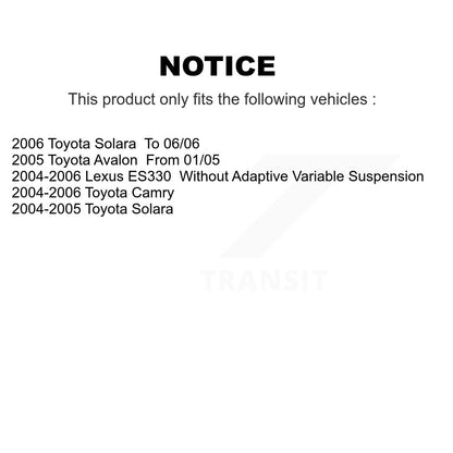 [Arrière Droite] Jambe de suspension pour Toyota Camry Solara Lexus ES330 Avalon KSS-106593