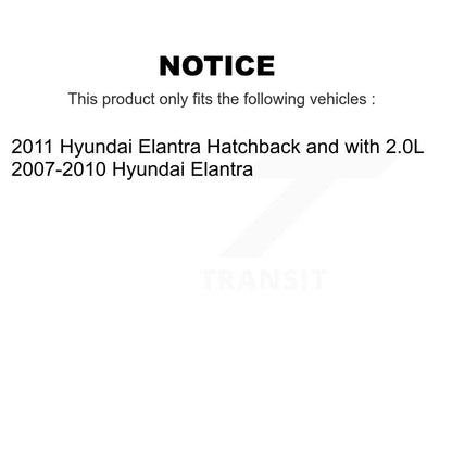 [Avant Gauche] Jambe de suspension pour Hyundai Elantra KSS-106937