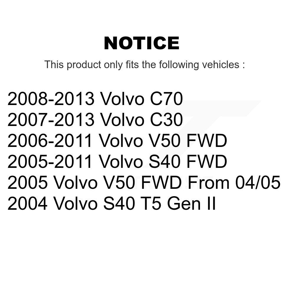[Avant Gauche] Jambe de suspension pour Volvo S40 C30 V50 C70 KSS-106949