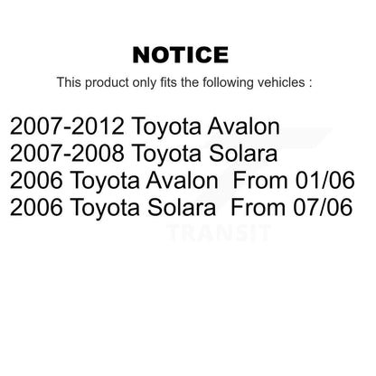 [Avant Droite] Jambe de suspension pour Toyota Avalon Solara KSS-107078