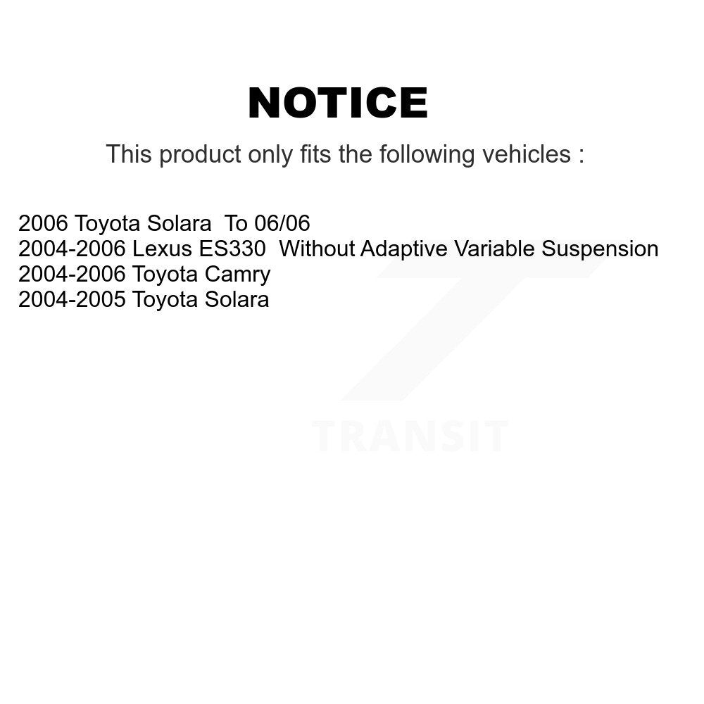 [Arrière Droite] Jambe de suspension pour Toyota Camry Solara Lexus ES330 KSS-107296