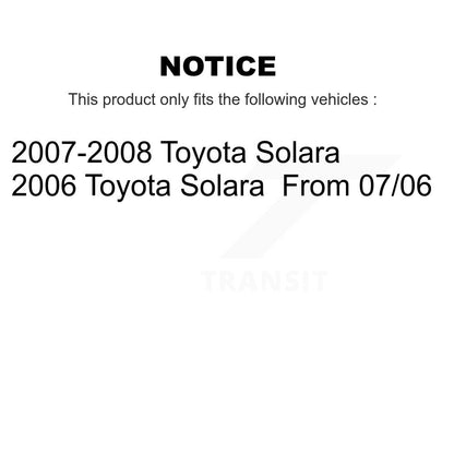 [Arrière Droite] Jambe de suspension pour Toyota Solara KSS-107305