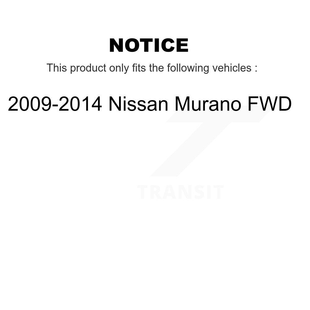 [Arrière] Amortisseur de suspension pour 2009-2014 Nissan Murano FWD KSS-107366