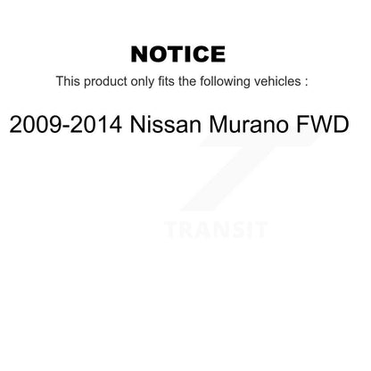 [Arrière] Amortisseur de suspension pour 2009-2014 Nissan Murano FWD KSS-107366