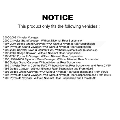[Arrière] Amortisseur de suspension pour Dodge Grand Caravan Chrysler Town & Country Plymouth KSS-107410
