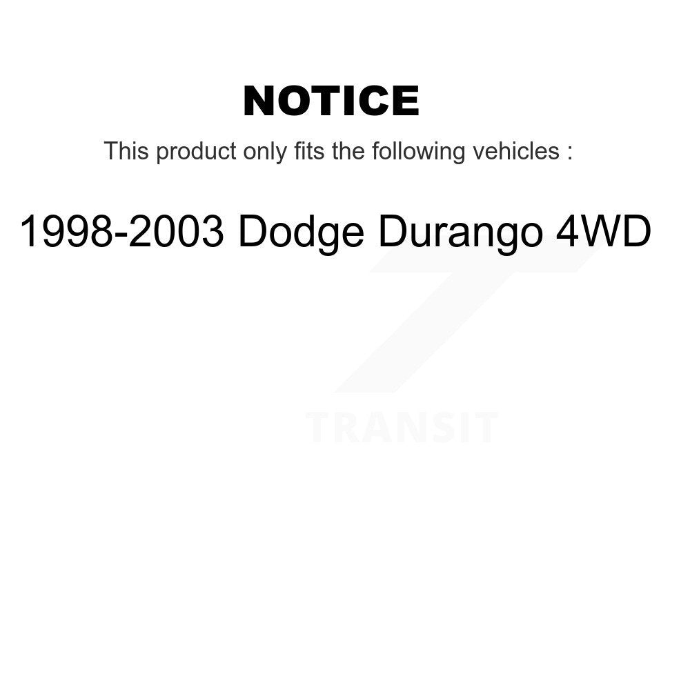 [Arrière] Amortisseur de suspension pour 1998-2003 Dodge Durango 4WD KSS-107419