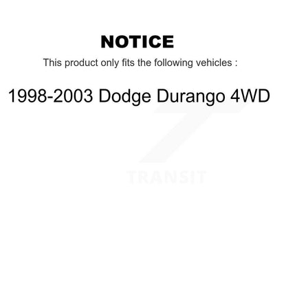 [Arrière] Amortisseur de suspension pour 1998-2003 Dodge Durango 4WD KSS-107419
