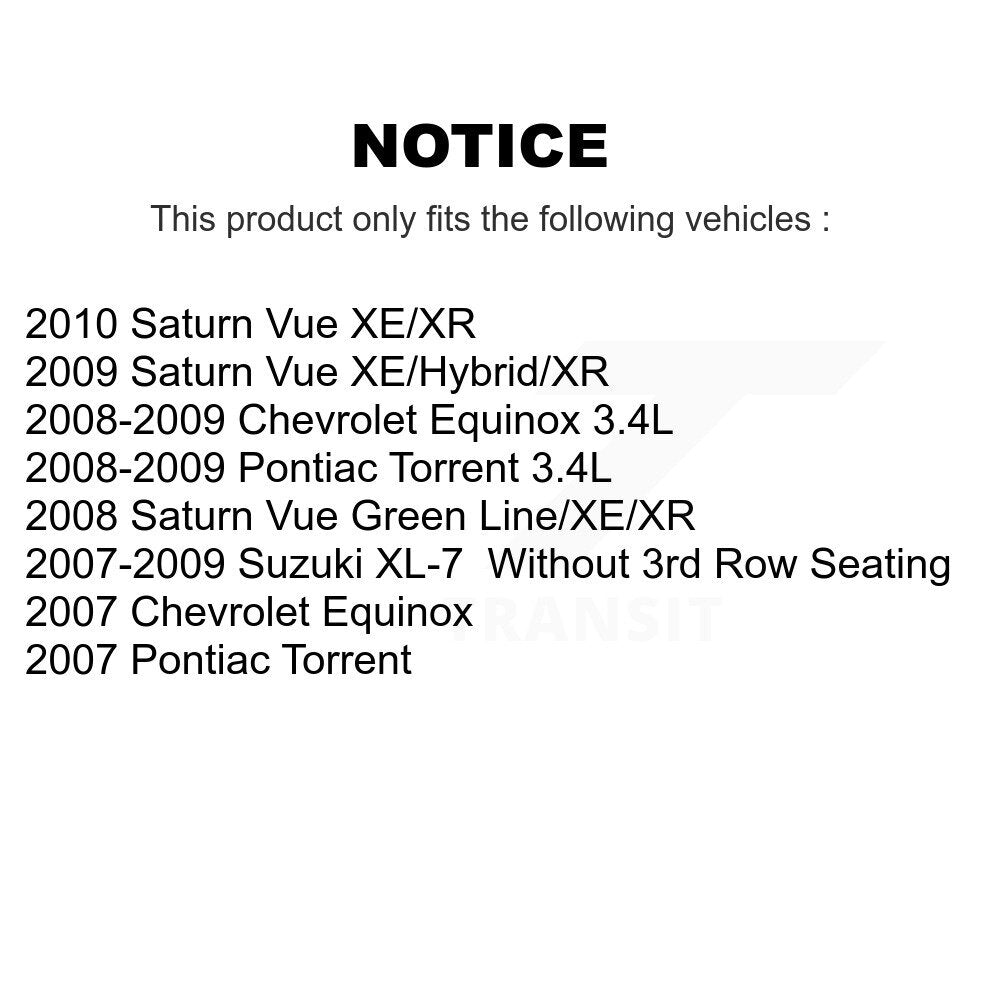 [Arrière] Amortisseur de suspension pour Chevrolet Equinox Pontiac Torrent Saturn Vue Suzuki XL-7 KSS-107430