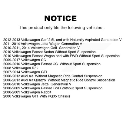 [Arrière] Amortisseur de suspension pour Volkswagen Jetta Golf Rabbit GTI Audi Passat CC A3 Quattro KSS-107539