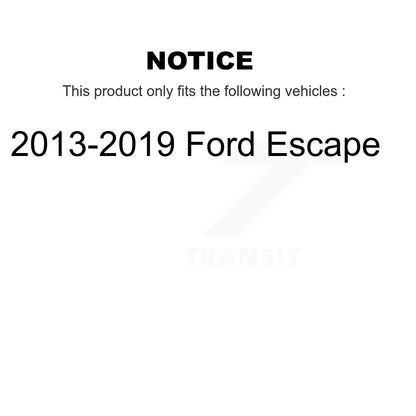 [Avant et Arrière] Ensemble de jambe de suspension avec ressort hélicoïdal pour 2013-2019 Ford Escape KSS-107768