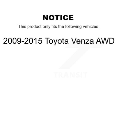 [Avant et Arrière] Jambe de suspension pour 2009-2015 Toyota Venza AWD KSS-107883