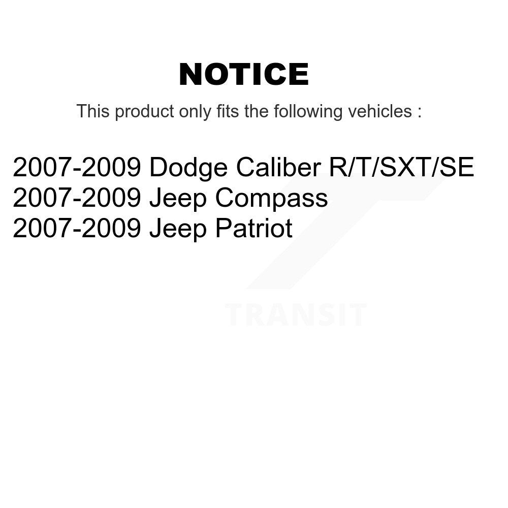 [Avant et Arrière] Jambe de suspension pour Jeep Dodge Caliber Patriot Compass KSS-107899