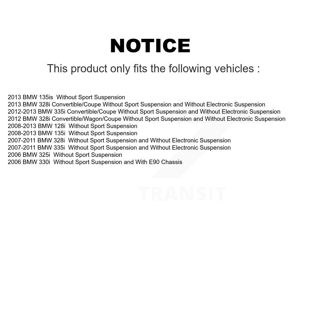 [Avant et Arrière] Jambe de suspension pour BMW 328i 335i 128i 135i 325i KSS-107914