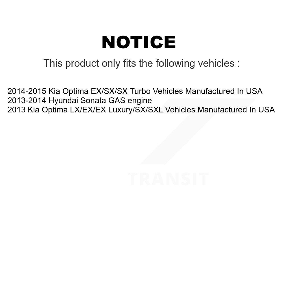 [Avant et Arrière] Jambe de suspension pour Hyundai Sonata Kia Optima KSS-107959