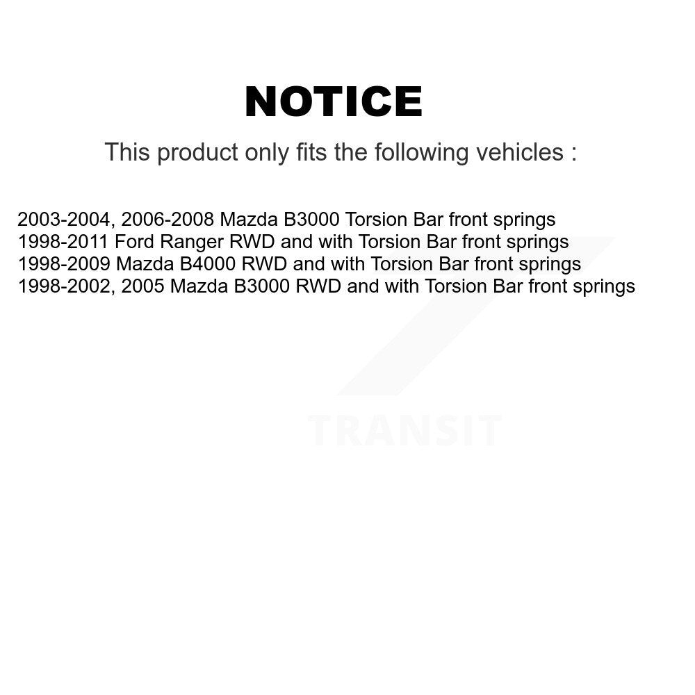 [Avant et Arrière] Amortisseur de suspension pour Ford Ranger Mazda B4000 B3000 KSS-108147
