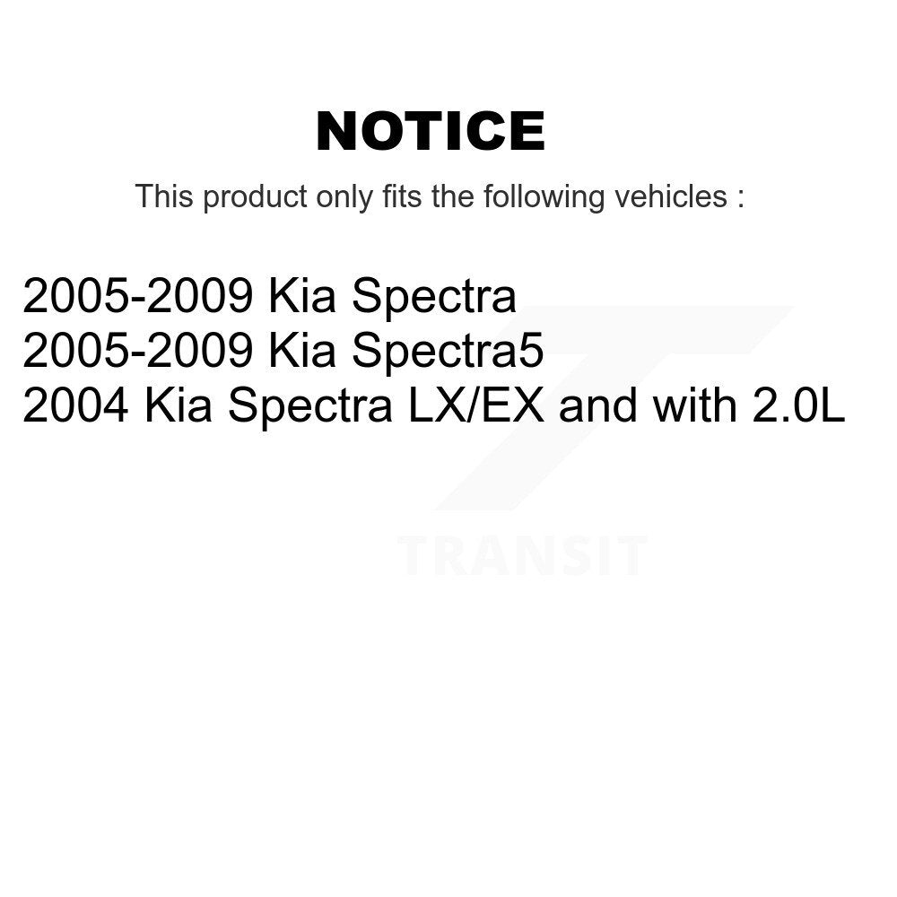 [Arrière Gauche] Jambe de suspension pour Kia Spectra Spectra5 KSS-108232